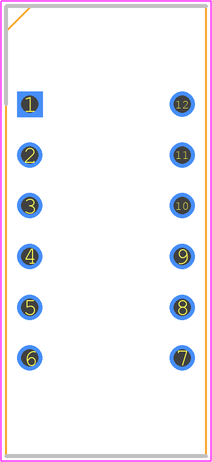 LDT-N2804RI - Lumex PCB footprint - Dual-In-Line Sockets - Dual-In-Line Sockets - LDT-N2804RI