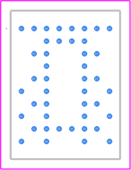 ADIS16475-2BMLZ - Analog Devices PCB footprint - Other - Other - 44-Ball Ball Grid Array Module [BGA] (ML-44-1)