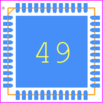 LCMXO2-640HC-6SG48C - Lattice Semiconductor PCB footprint - Quad Flat No-Lead - Quad Flat No-Lead - 48-Pin QFN-2021