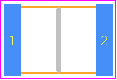 ECW-U4222V17 - Panasonic PCB footprint - Capacitor Chip Non-polarised - Capacitor Chip Non-polarised - SIZE CODE E1 HEIGHT 1.6_