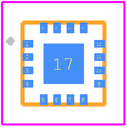 ADXL335BCPZ - Analog Devices PCB footprint - Other - Other - ADXL335BCPZ-5