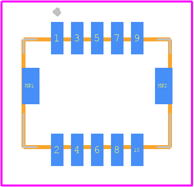 DF20F-10DP-1V(90) - Hirose PCB footprint - Other - Other - DF20F-10DP-1V(90)-2
