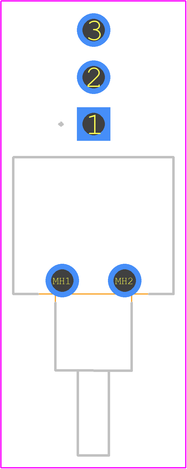 M2012S3S2W40 - NKK Switches PCB footprint - Other - Other - M2012S3S2W40-2