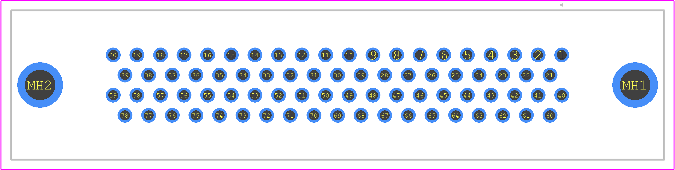 09565515513 - HARTING PCB footprint - Other - Other - 09565515513-1