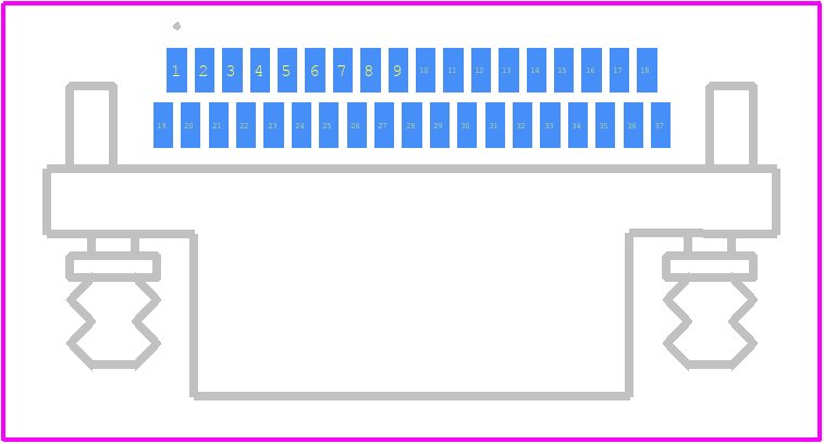 1-1589490-7 - TE Connectivity PCB footprint - Other - Other - 1-1589490-7-3