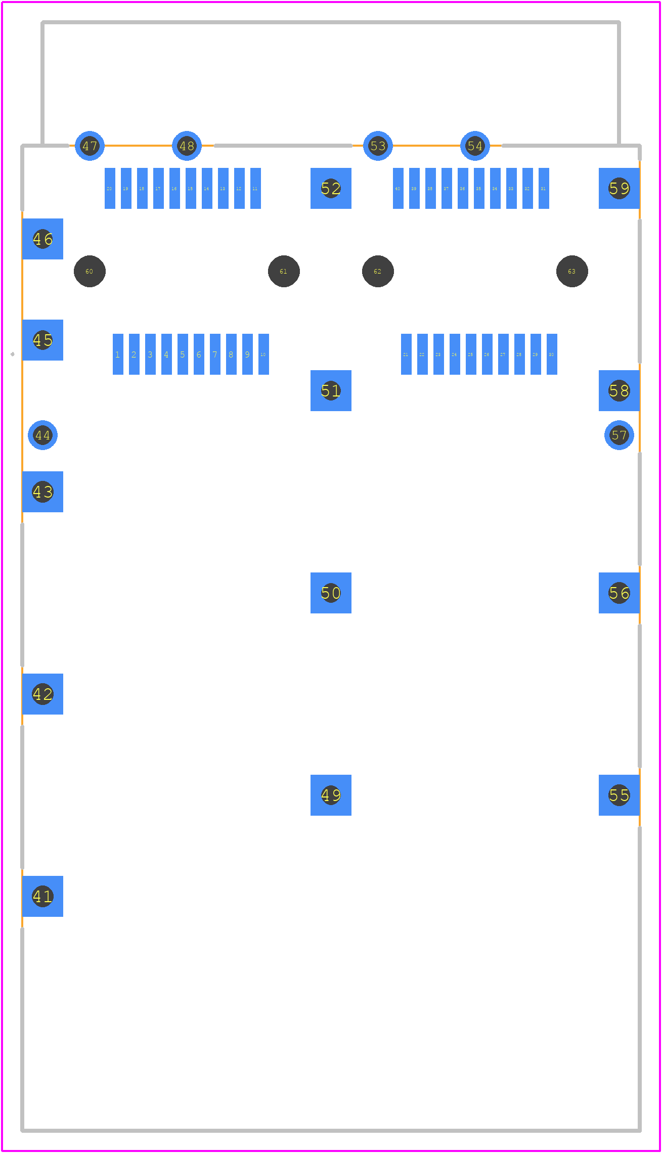 2198232-4 - TE Connectivity PCB footprint - Other - Other - 2198232-4-3