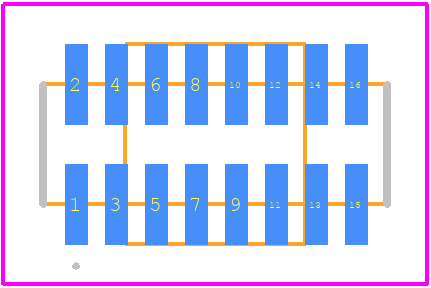 2331928-8 - TE Connectivity PCB footprint - Other - Other - 2331928-8-2