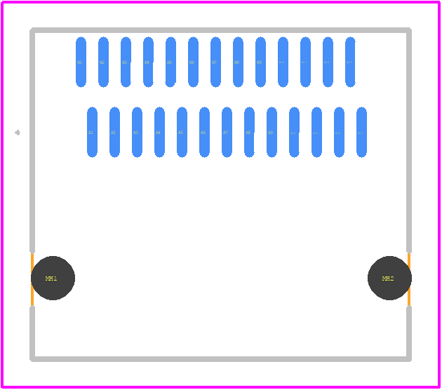 1761987-1 - TE Connectivity PCB footprint - Other - Other - 1761987-1-1