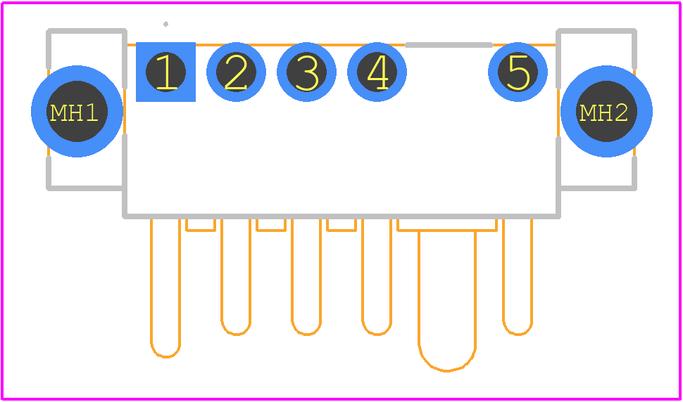 6318790-1 - TE Connectivity PCB footprint - Other - Other - 6318790-1-3