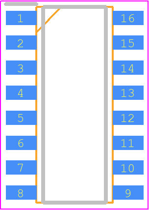 ES9023P - ESS Technology PCB footprint - Small Outline Packages - Small Outline Packages - ES9023P
