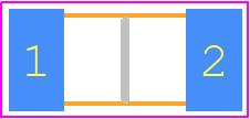 1808JA250102KXTSP - Knowles PCB footprint - Capacitor Chip Non-polarised - Capacitor Chip Non-polarised - 1808YA250102JXTSPU