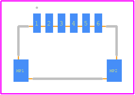 2367196-6 - TE Connectivity PCB footprint - Other - Other - 2367196-6-2