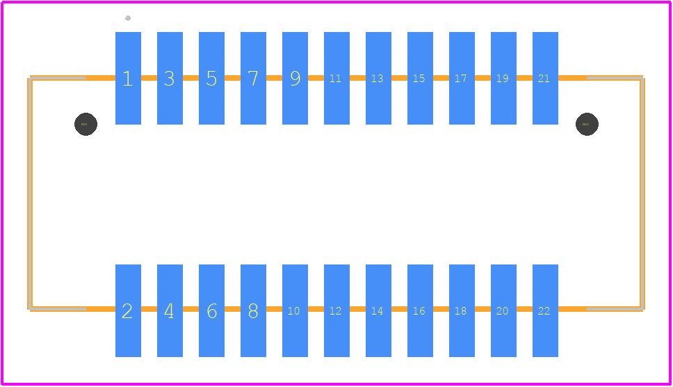 2-292229-2 - TE Connectivity PCB footprint - Other - Other - 2-292229-2-1