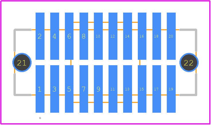 5-147383-2 - TE Connectivity PCB footprint - Other - Other - 5-147383-2-2
