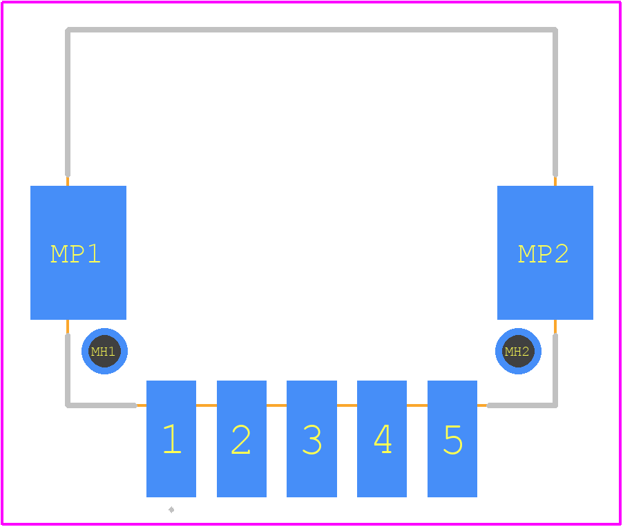 147324-4 - TE Connectivity PCB footprint - Other - Other - 147324-4-7