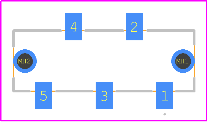 1375583-4 - TE Connectivity PCB footprint - Other - Other - 1375583-4-4