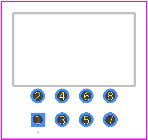 2842168-8 - TE Connectivity PCB footprint - Other - Other - 2842168-8-3