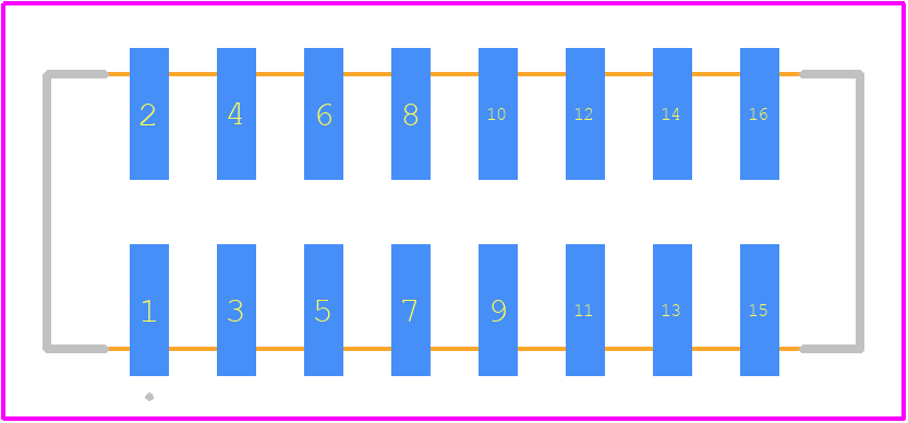 1-2842246-6 - TE Connectivity PCB footprint - Other - Other - 1-2842246-6-1