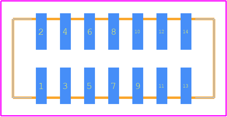1-2842244-4 - TE Connectivity PCB footprint - Other - Other - 1-2842244-4-5