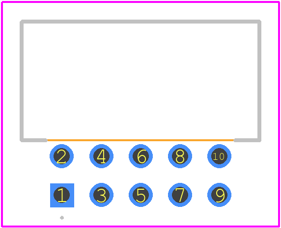 1-2842168-0 - TE Connectivity PCB footprint - Other - Other - 1-2842168-0-2