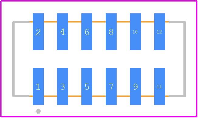 1-2373376-2 - TE Connectivity PCB footprint - Other - Other - 1-2373376-2-1