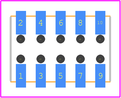 1-2314846-0 - TE Connectivity PCB footprint - Other - Other - 1-2314846-0-1