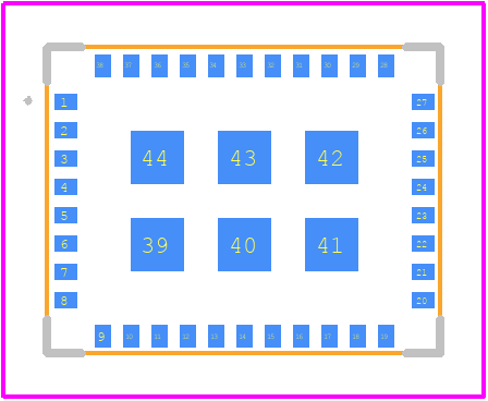 AX-SIP-SFEU-API-1-01-TX30 - onsemi PCB footprint - Other - Other - AX-SIP-SFEU-API-1-01-TX30-2