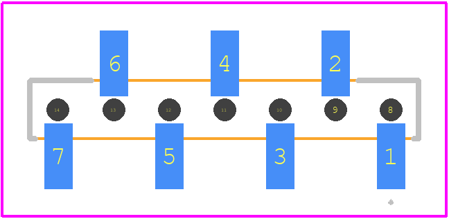 2307815-7 - TE Connectivity PCB footprint - Other - Other - 2307815-7-2