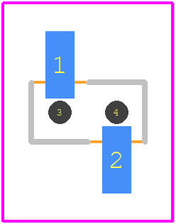 2307813-2 - TE Connectivity PCB footprint - Other - Other - 2307813-2-1
