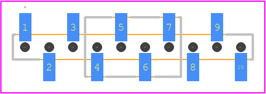 1-2307813-0 - TE Connectivity PCB footprint - Other - Other - 1-2307813-0-4