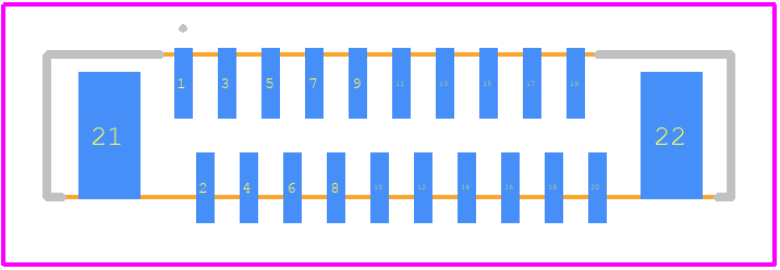 2-1734741-0 - TE Connectivity PCB footprint - Other - Other - 2-1734741-0-3