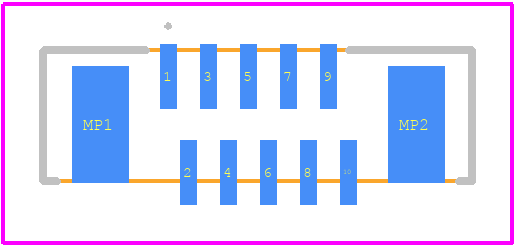 1-1734741-0 - TE Connectivity PCB footprint - Other - Other - 1-1734741-0-3