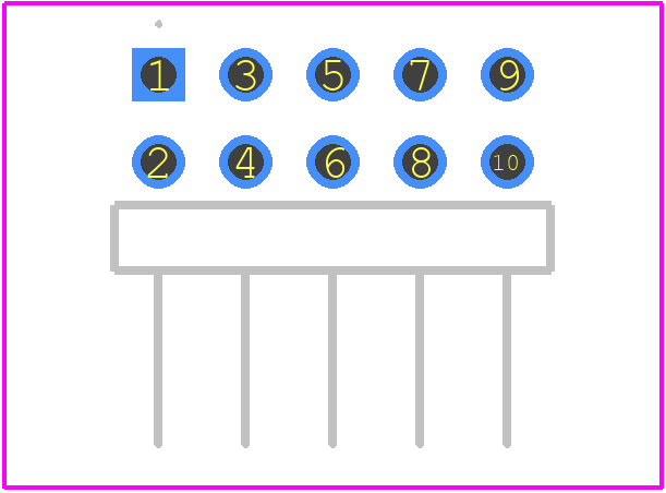 2842150-5 - TE Connectivity PCB footprint - Other - Other - 2842150-5-2