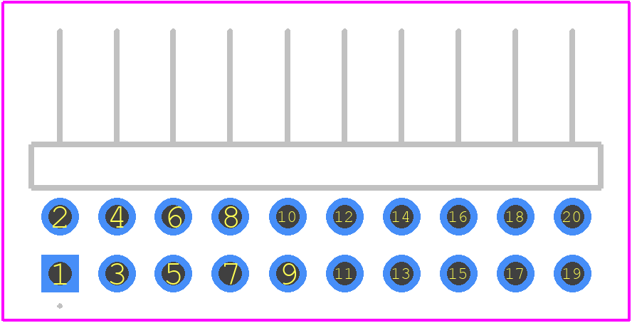 1-2842151-0 - TE Connectivity PCB footprint - Other - Other - 1-2842151-0-2