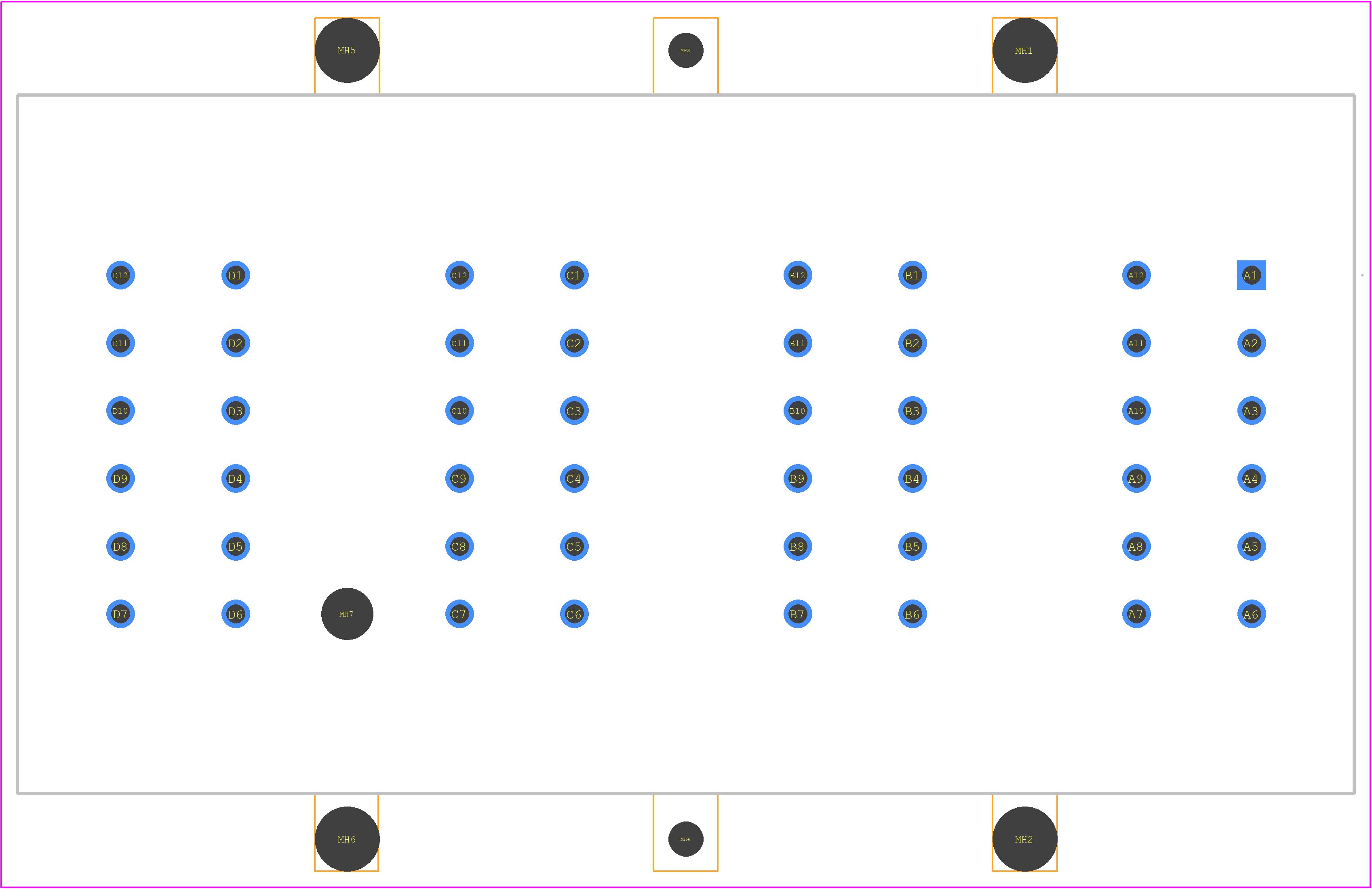 DTMF15-48P-B026 - TE Connectivity PCB footprint - Other - Other - DTMF15-48P-B026-2