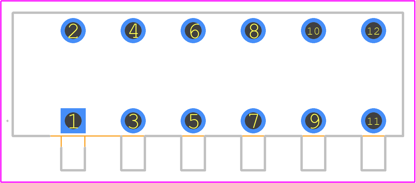 1776260-6 - TE Connectivity PCB footprint - Other - Other - 1776260-6-1