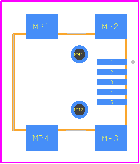 1734035-2 - TE Connectivity PCB footprint - Other - Other - 1734035-2-1