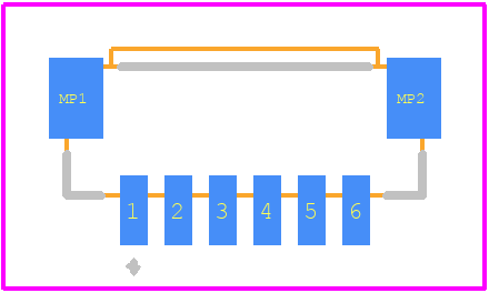 2367197-6 - TE Connectivity PCB footprint - Other - Other - 2367197-6-1