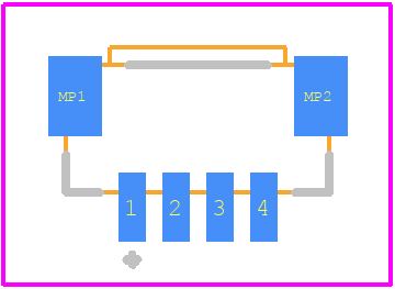 2367197-4 - TE Connectivity PCB footprint - Other - Other - 2367197-4-1
