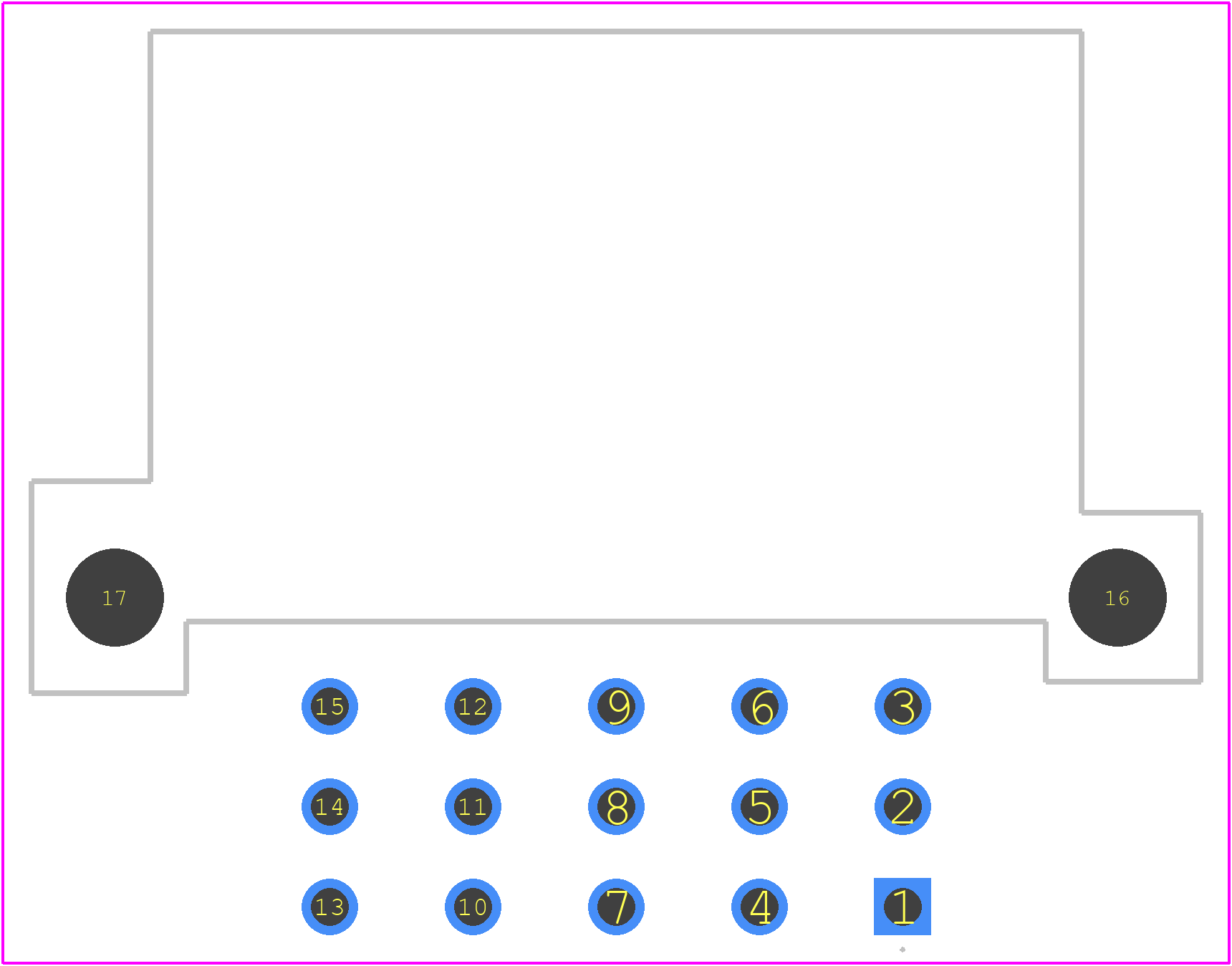 6-966140-2 - TE Connectivity PCB footprint - Other - Other - 6-966140-2-5