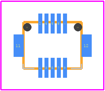 DF12L(3.0)-10DP-0.5V(86) - Hirose PCB footprint - Other - Other - DF12L(3.0)-10DP-0.5V(86)