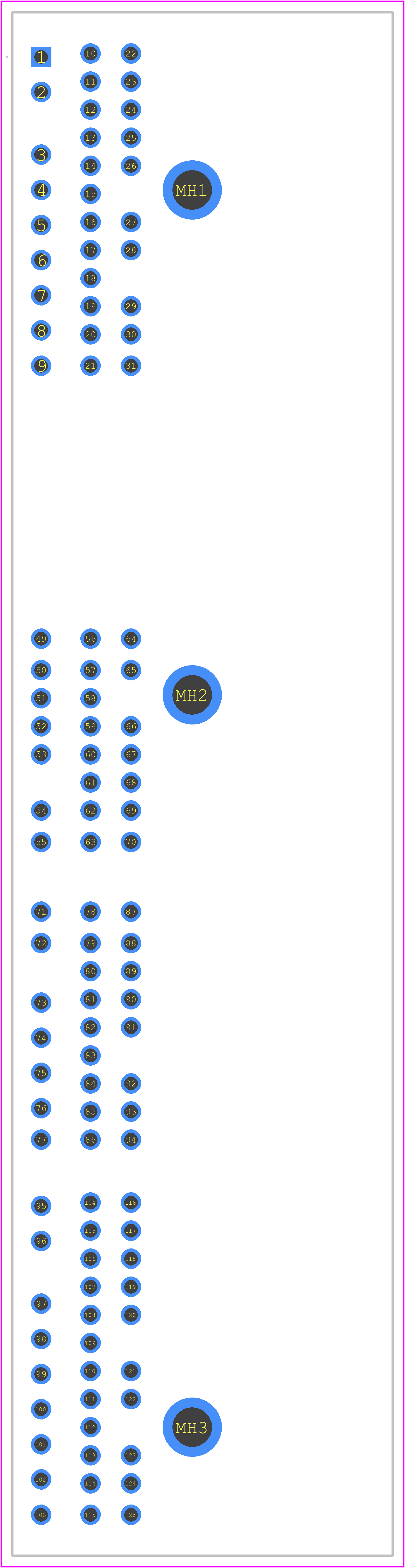 1318613-1 - TE Connectivity PCB footprint - Other - Other - 1318613-1-4