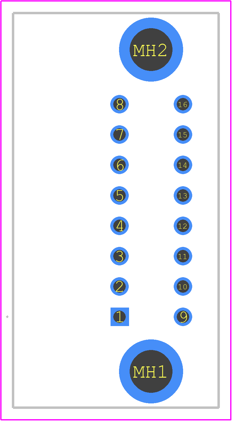 174975-1 - TE Connectivity PCB footprint - Other - Other - 174975-1-3