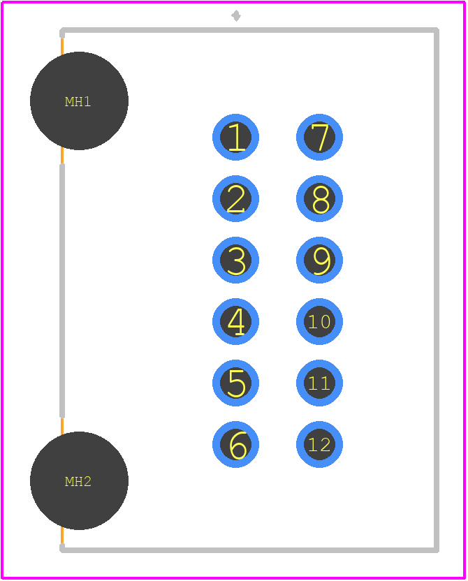 1-1473898-1 - TE Connectivity PCB footprint - Other - Other - 1-1473898-1-2