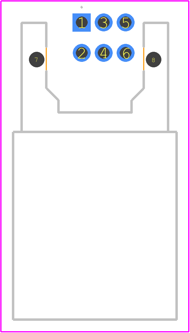 2208636-1 - TE Connectivity PCB footprint - Other - Other - 2208636-1-1