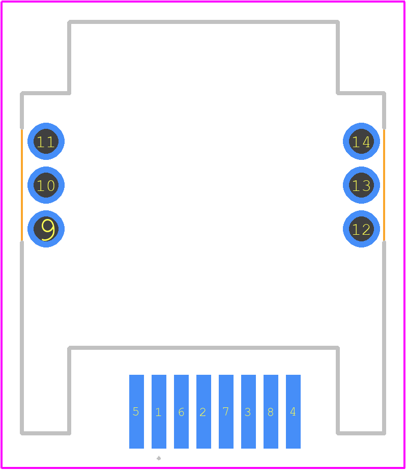 2291172-1 - TE Connectivity PCB footprint - Other - Other - 2291172-1-3