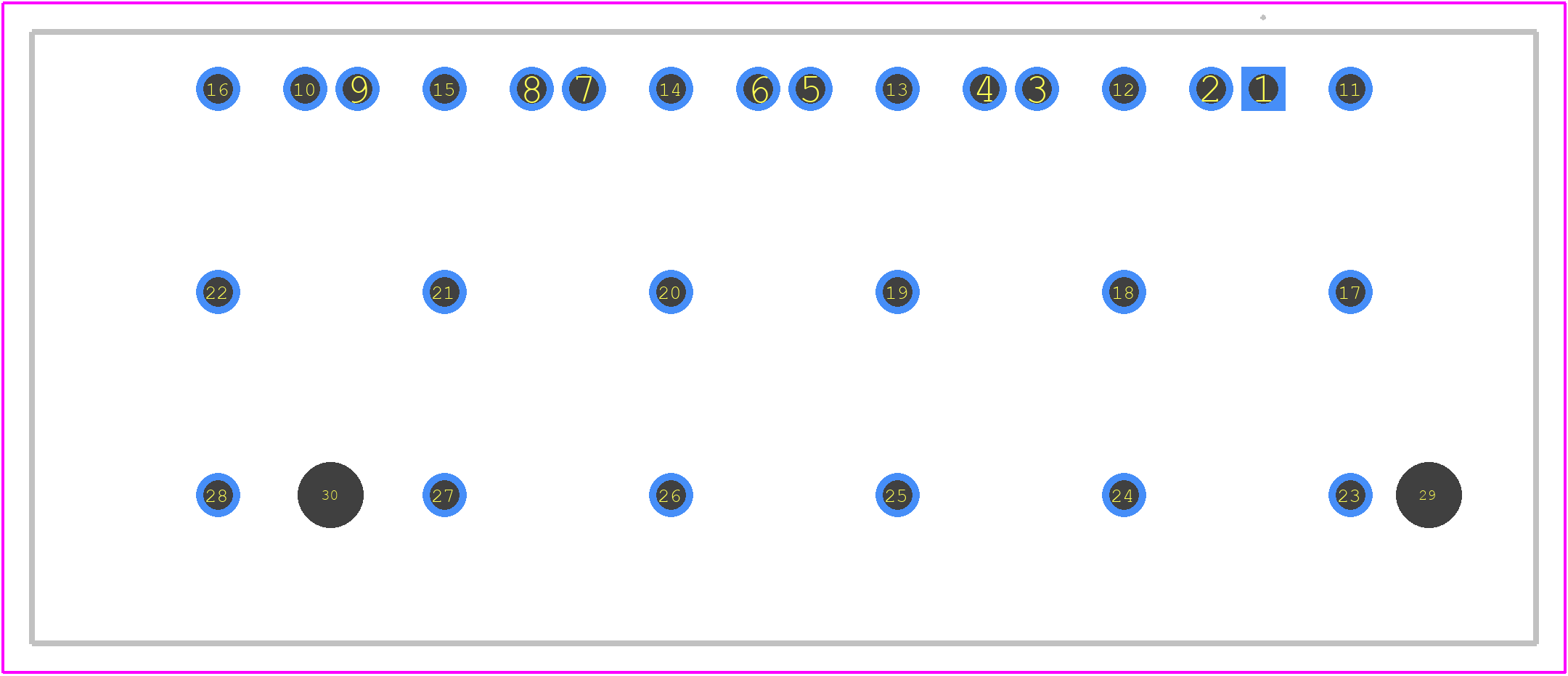 2305390-1 - TE Connectivity PCB footprint - Other - Other - 2305390-1-2