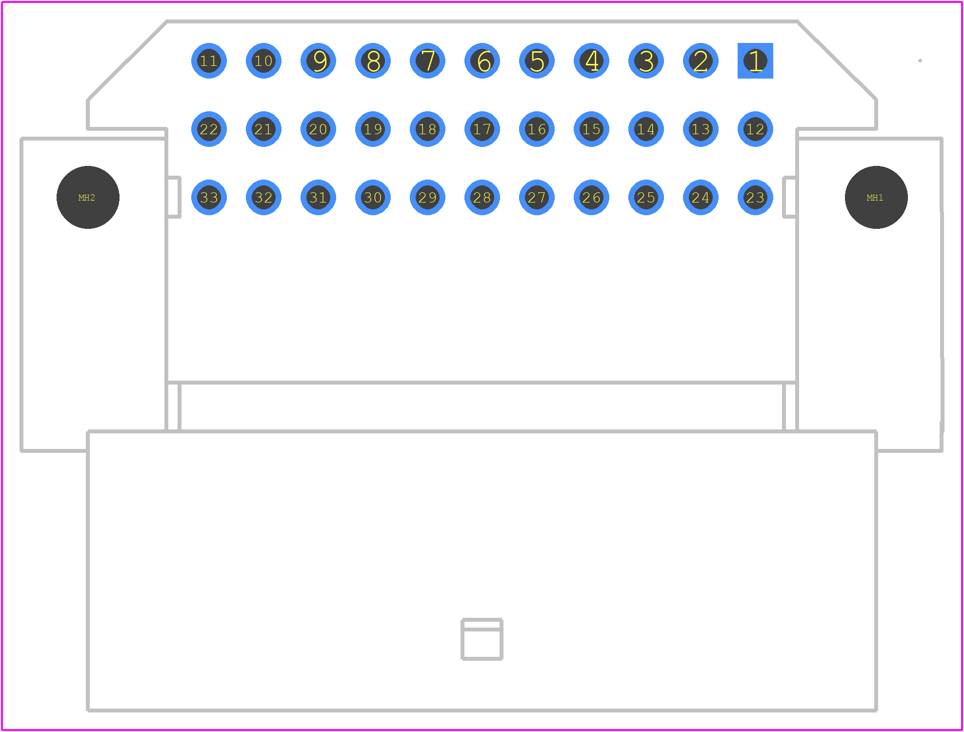 1554458-2 - TE Connectivity PCB footprint - Other - Other - 1554458-2-4