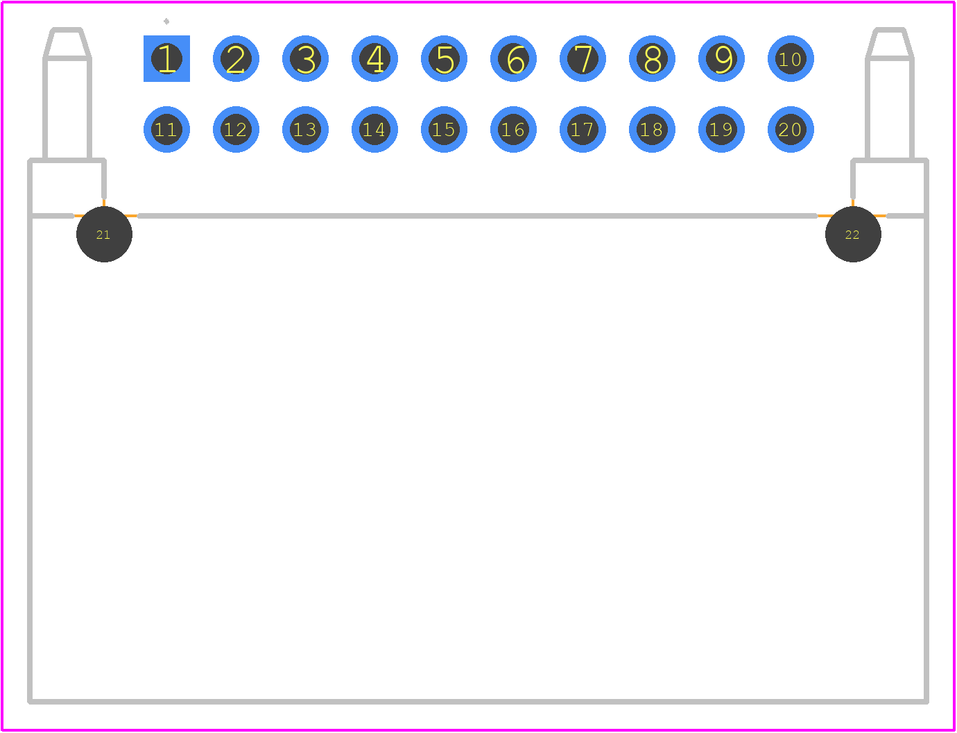 2329531-1 - TE Connectivity PCB footprint - Other - Other - 2329531-1-2