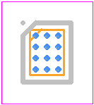 NTS0104UK,012 - NXP PCB footprint - BGA - BGA - Package outline WLCSP12